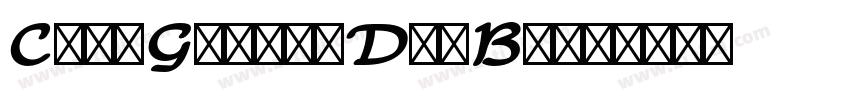 CoreGothicD 6Bold字体转换